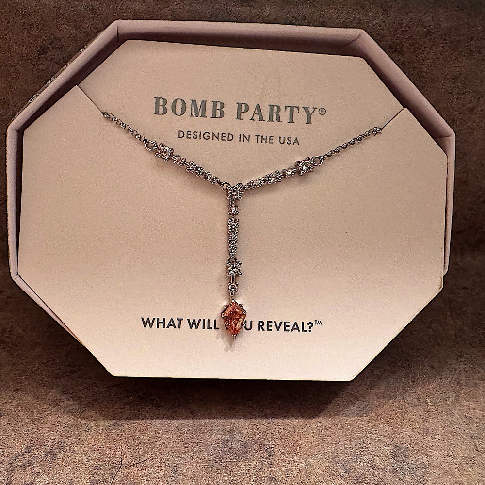 Smokey Topaz Cubic Zirconia Necklace
